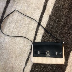 Kate spade leather wicker bag